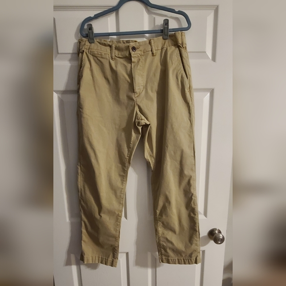 American Eagle Khaki Men Pants Size 36x30 Original Straight - Picture 5 of 8